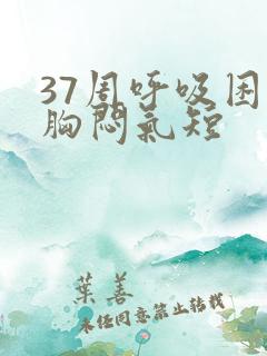 37周呼吸困难胸闷气短