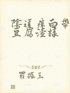 阴道痒白带发黄豆腐渣样