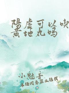 阳虚可以吃味六黄地丸吗