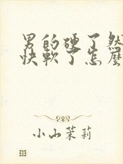 男的硬了然后很快软了怎么回事