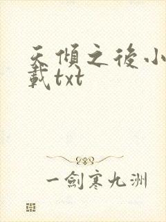 天倾之后小说下载txt