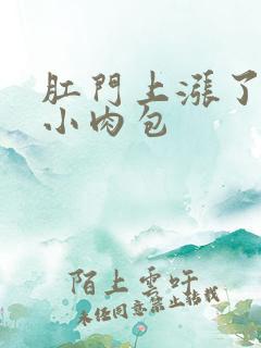 肛门上涨了一块小肉包