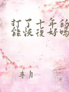 打了十年的飞机能恢复好吗