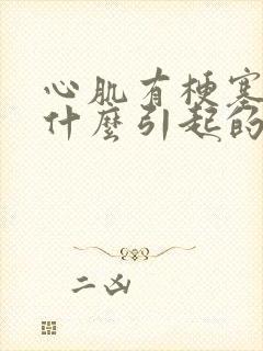 心肌有梗塞是由什么引起的