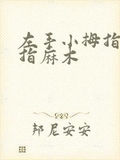 左手小拇指无名指麻木