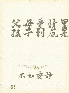 父母爱情里那个孩子到底是不是江的