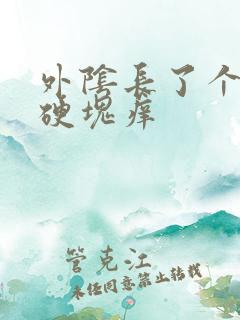 外阴长了个大痘硬块痒