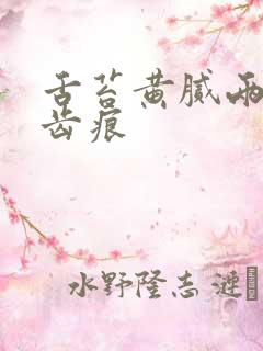 舌苔黄腻两侧有齿痕