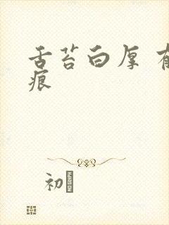 舌苔白厚 有齿痕