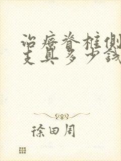 治疗脊椎侧弯的支具多少钱