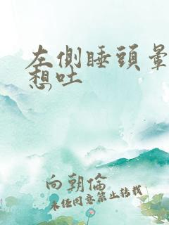 左侧睡头晕恶心想吐