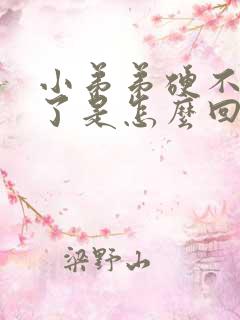 小弟弟硬不起来了是怎么回事