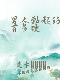 男人勃起的时候有多硬