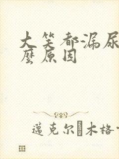 大笑都漏尿是什么原因