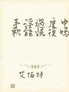 手淫过度中途疲软能恢复吗