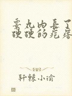 睾丸内长了一个硬硬的疙瘩是怎么回事