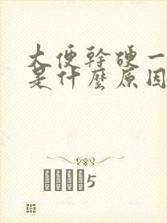 大便干硬一粒粒是什么原因