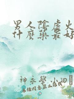 男人阴虚火旺吃什么药最好最快