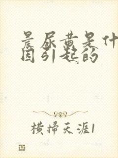 晨尿黄是什么原因引起的