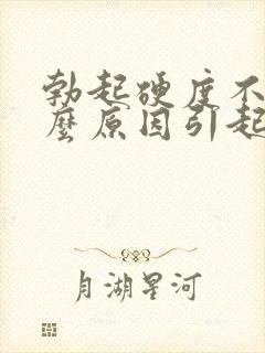 勃起硬度不够什么原因引起的时