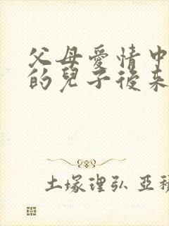 父母爱情中安泰的儿子后来怎么变成女儿了