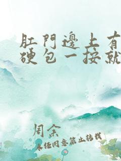 肛门边上有一个硬包一按就疼