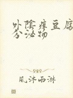 外阴痒豆腐渣状分泌物