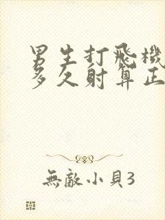 男生打飞机一般多久射算正常