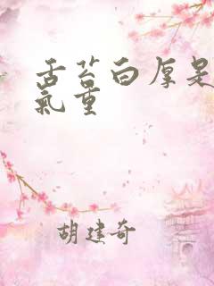 舌苔白厚是有湿气重