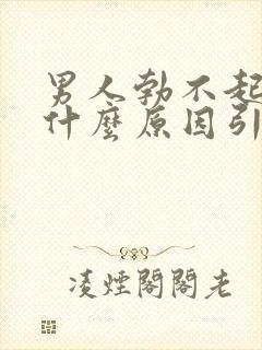 男人勃不起来是什么原因引起的呢