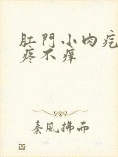 肛门小肉疙瘩不疼不痒