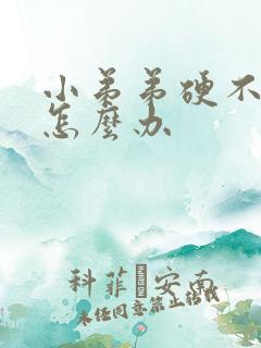 小弟弟硬不起了怎么办