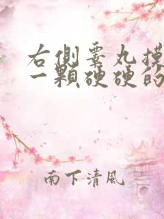 右侧睾丸摸着有一颗硬硬的东西