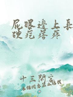 屁眼边上长一个硬疙瘩疼