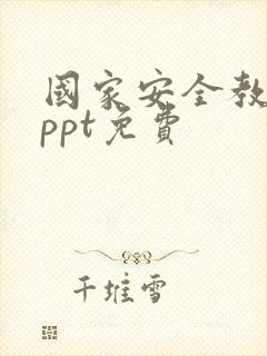 国家安全教育日ppt免费