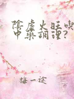 阴虚火旺吃什么中药调理?