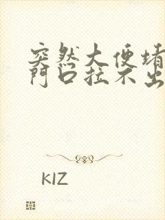 突然大便堵在肛门口拉不出来