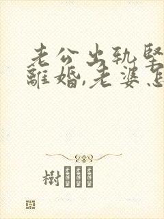 老公出轨坚持不离婚,老婆怎么办