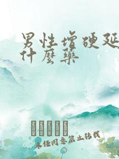 男性增硬延时用什么药