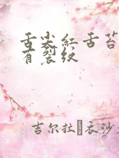 舌尖红舌苔黄腻有裂纹