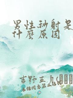 男性秒射是因为什么原因