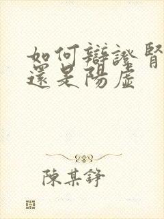 如何辩证肾阴虚还是阳虚