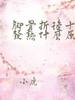 脚骨折后十几天发热什么原因