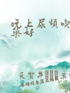 晚上尿频吃什么药好