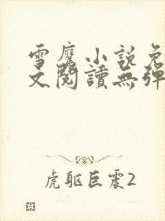 雪鹰小说免费全文阅读无弹窗