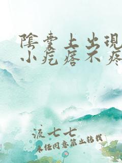 阴囊上出现白色小疙瘩不疼不痒