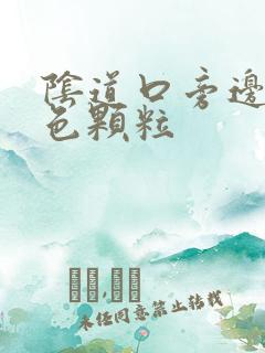 阴道口旁边有白色颗粒