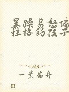 暴躁易怒偏激的性格的孩子