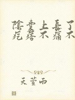 阴囊上长了个小疙瘩不痛不痒