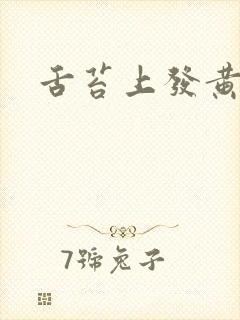 舌苔上发黄发白